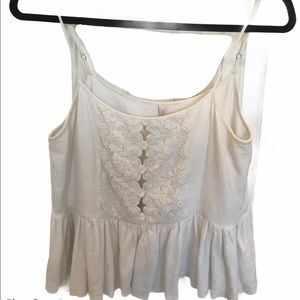 Simple white tank top